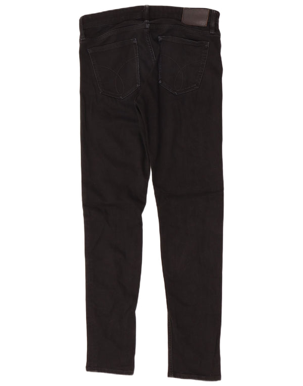 Jeans skinny da donna Calvin Klein W32 L34 cotone nero