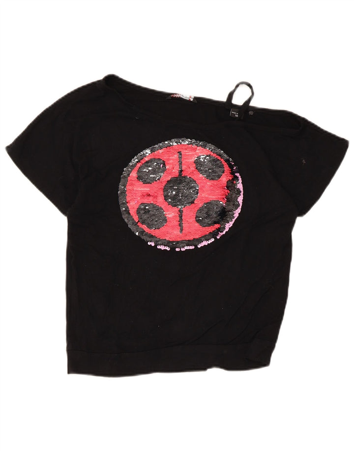 Top Monospalla Bambina Guess 9-10 Anni Nero