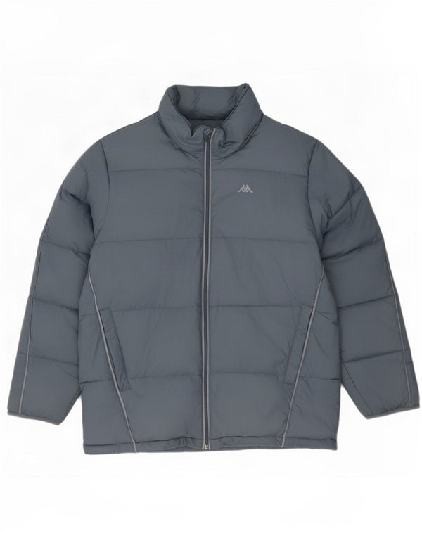 Giacca imbottita da uomo Kappa UK 40 Large blu in poliammide