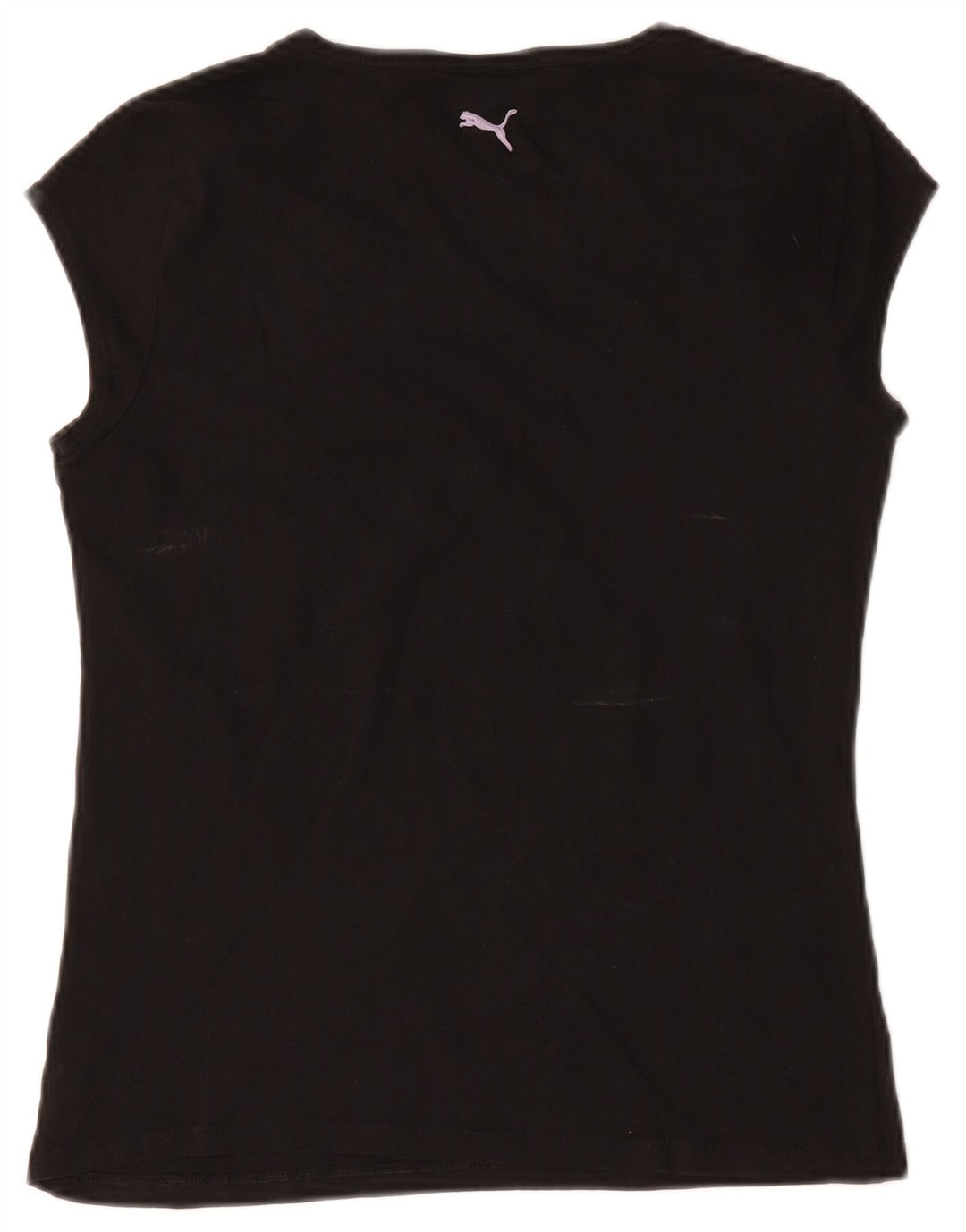 T-shirt grafica da donna Puma UK 14 grande nera