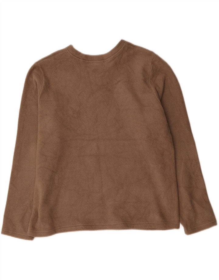 Maglione in pile da donna L.L.Bean UK 16 Large Beige Poliestere