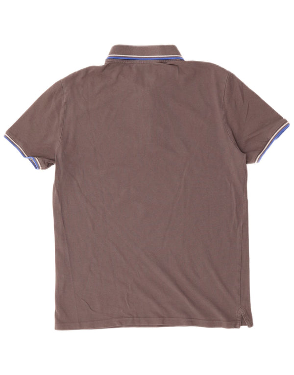 Polo da uomo CHAMPION in cotone grigio medio