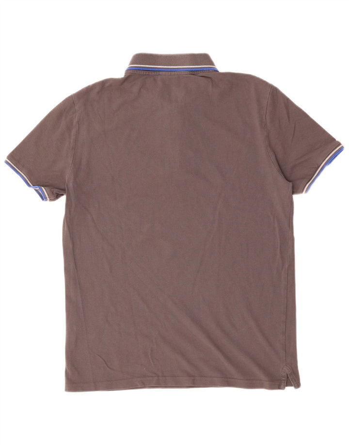 Polo da uomo CHAMPION in cotone grigio medio