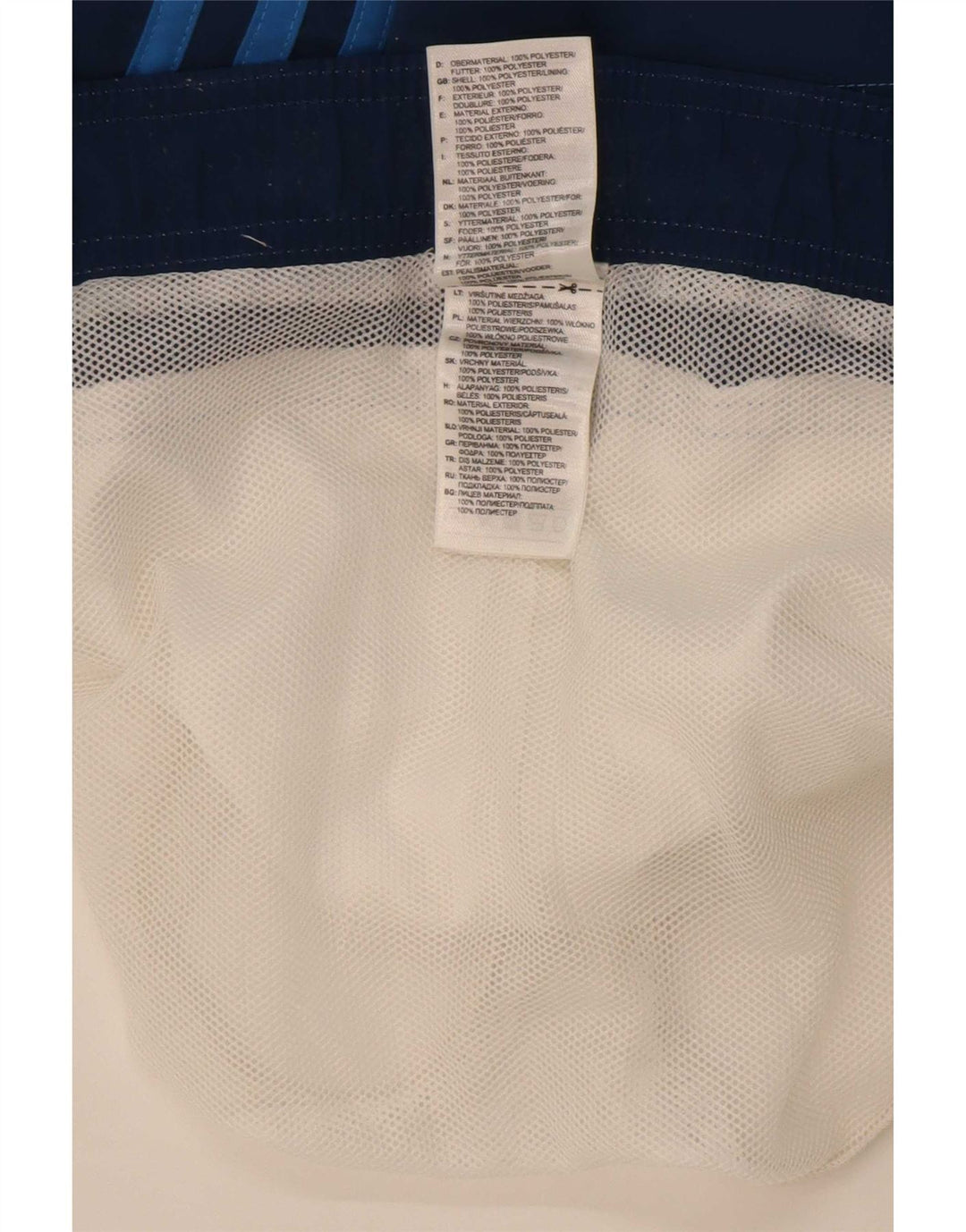 Adidas Mens Graphic Swimming Shorts Medium White Colourblock Polyester