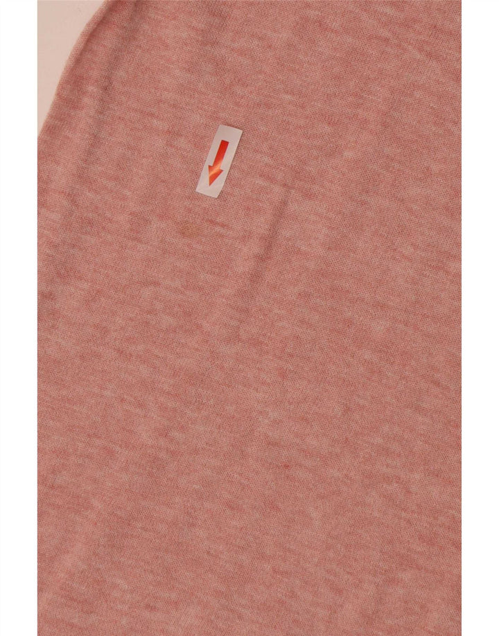 T-shirt da uomo Zara Top in poliestere mélange rosa medio