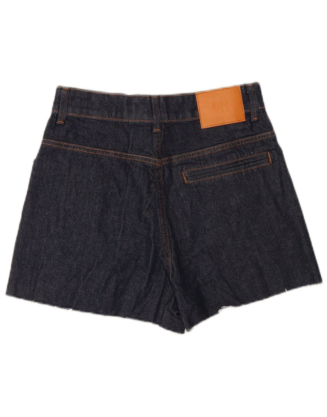 Pantaloncini di jeans da donna Zara EU 38 piccoli W28 cotone blu navy