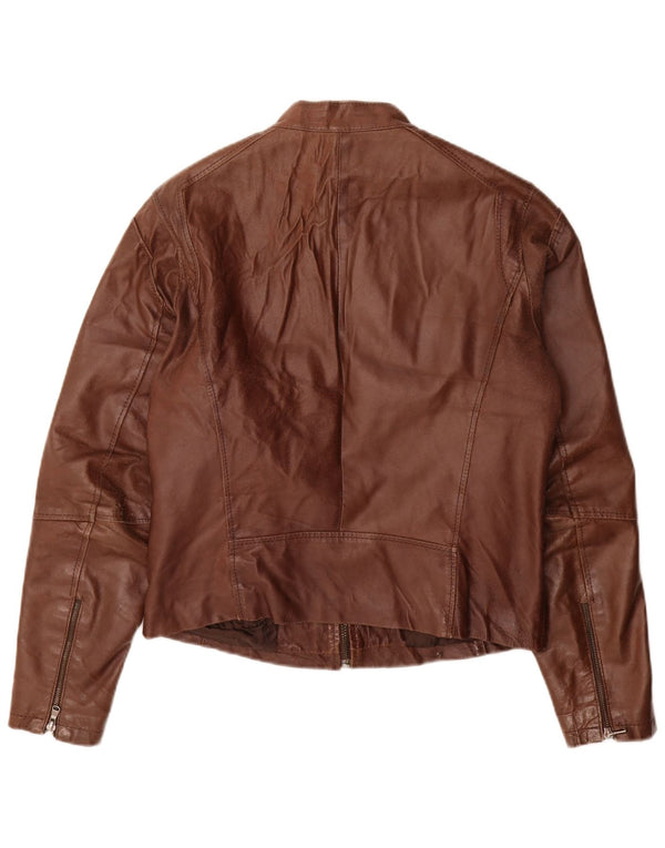 Giubbotto Pelle Uomo Conbipel IT 46 Small Pelle Marrone