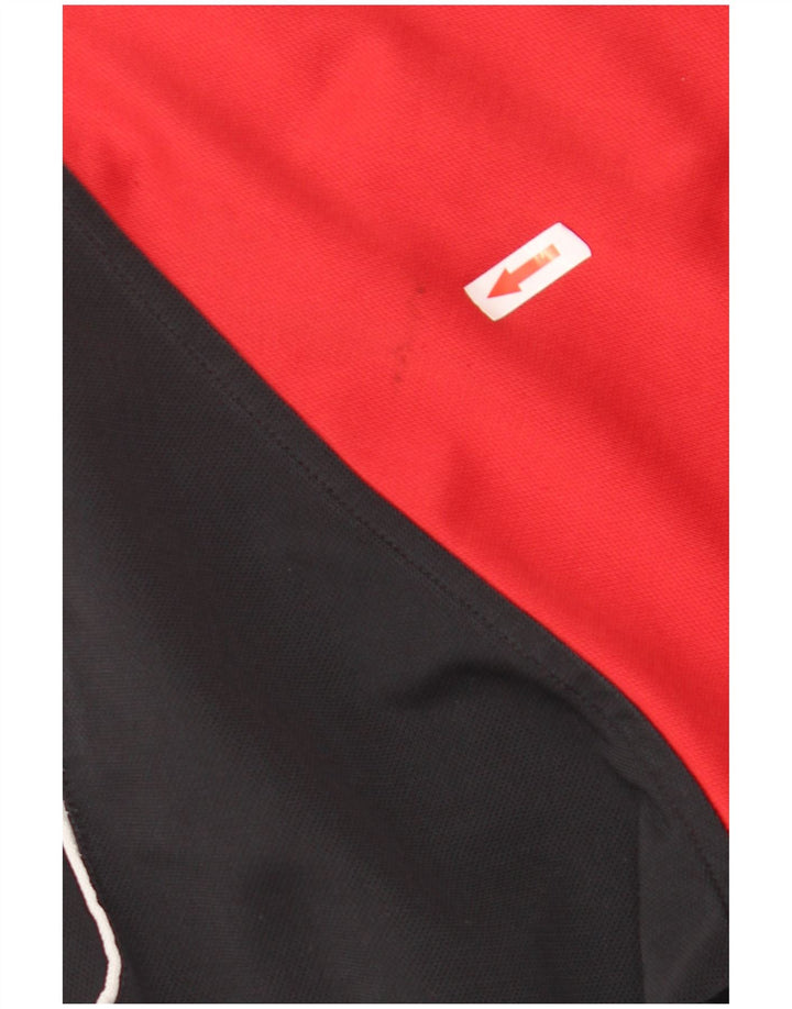 Giacca da tuta da uomo Nike UK 35/37 Small Rosso Colourblock Poliestere