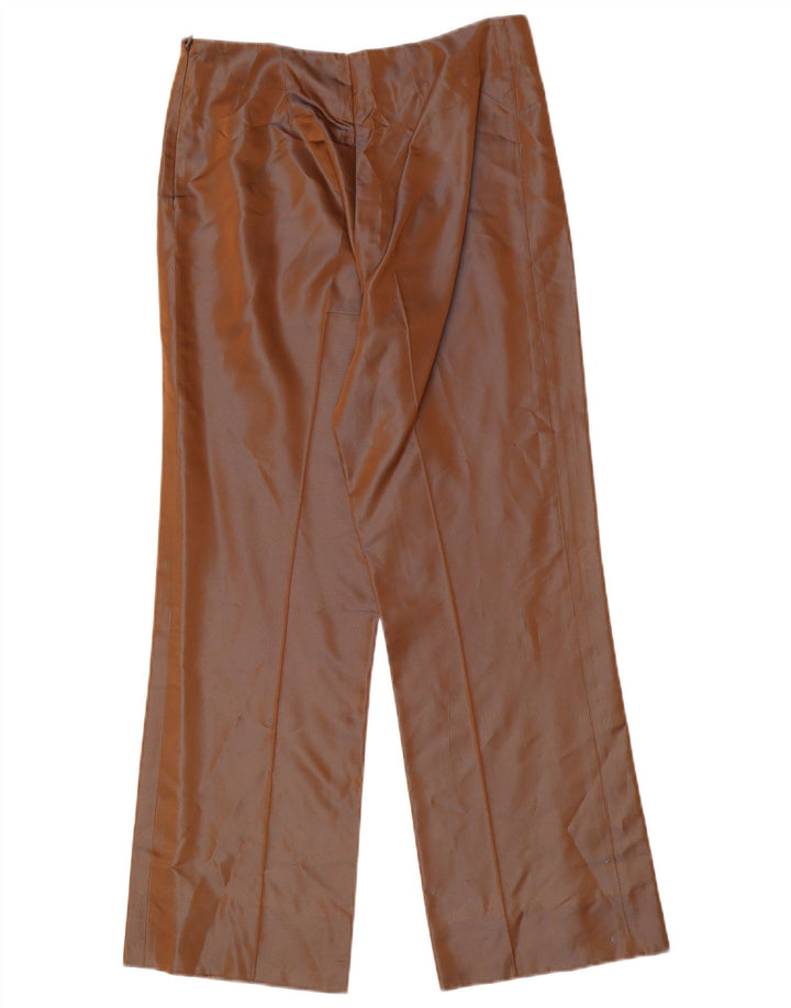 Pantaloni casual dritti Marvel da donna LA PERLA IT 44 medio W28 L28 Marrone