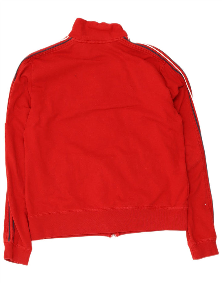 Giacca da tuta da donna Tommy Hilfiger UK 16 grande cotone rosso