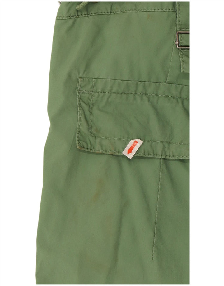 Pantaloncini cargo da donna Calvin Klein Jeans W32 verde medio