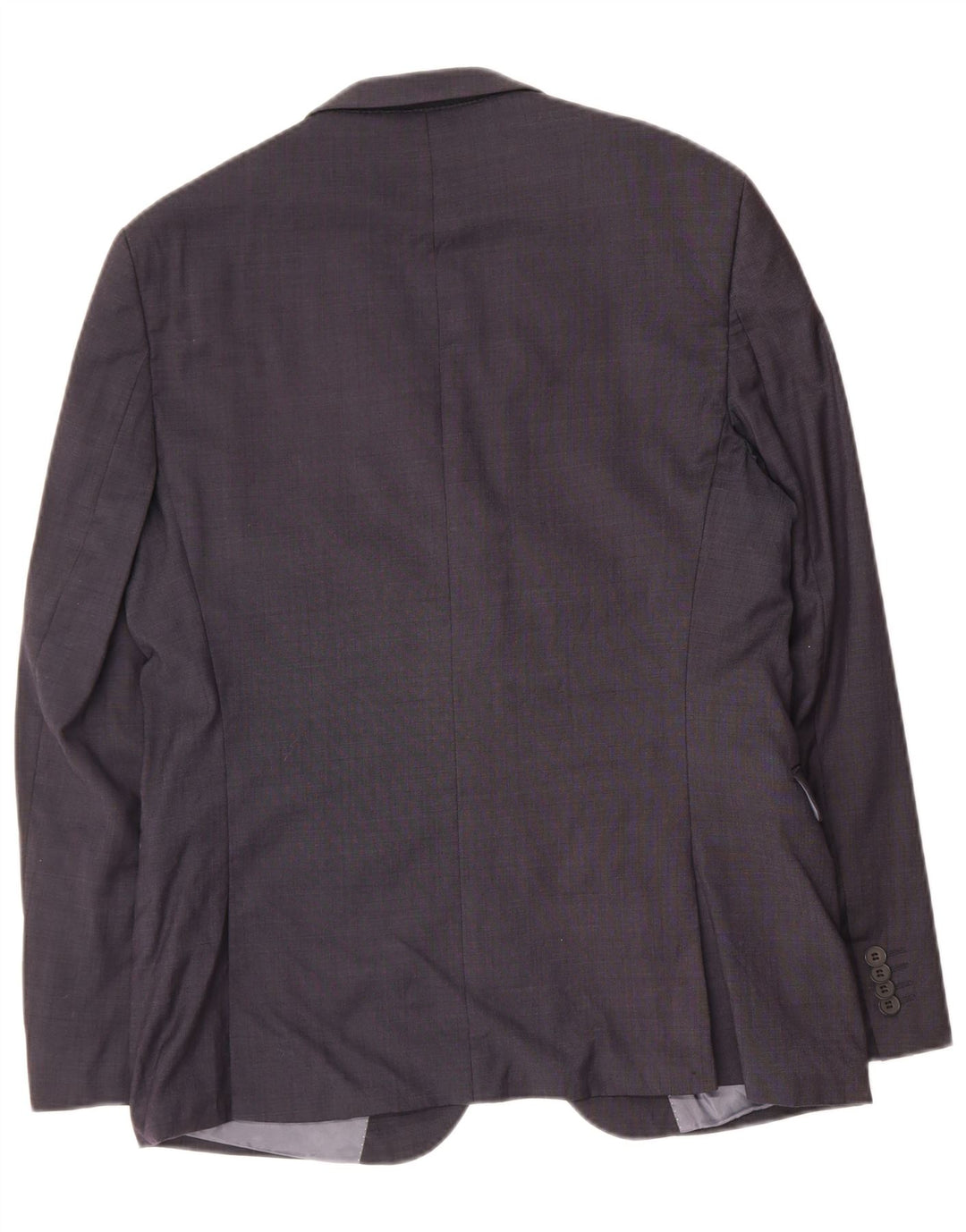DKNY Mens Slim Fit 2 Button Blazer Jacket IT 52 XL Navy Blue Wool