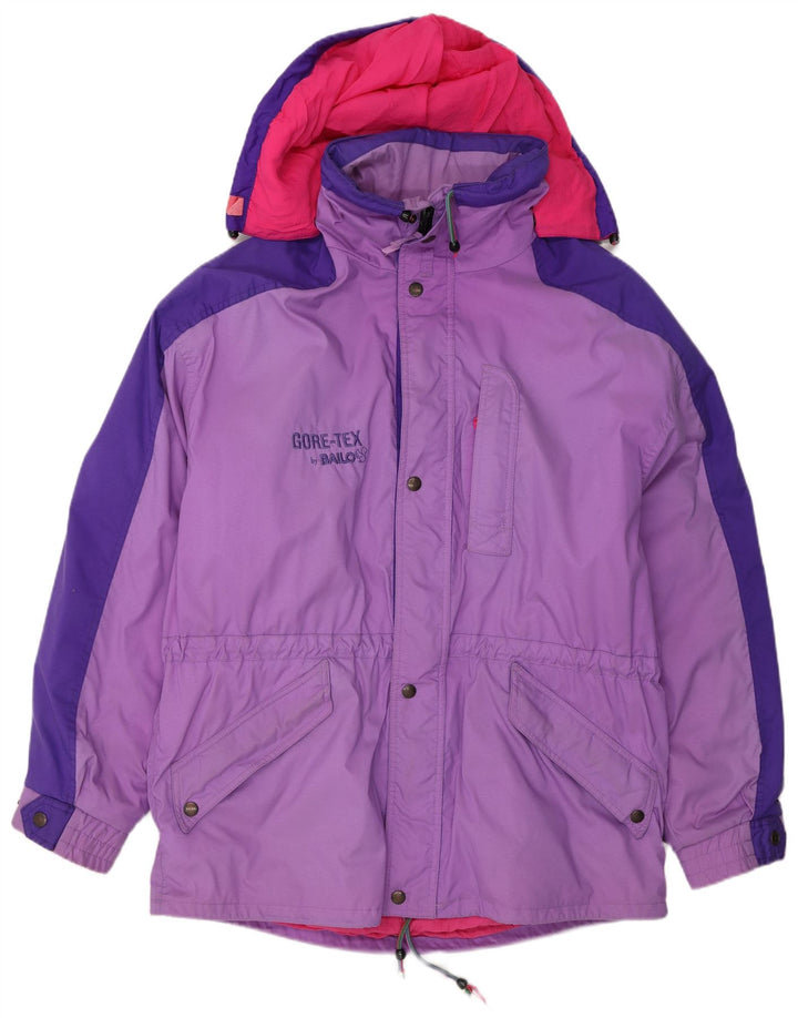 Giacca da sci con cappuccio da uomo Bailo IT 52 XL Viola Colourblock in poliammide
