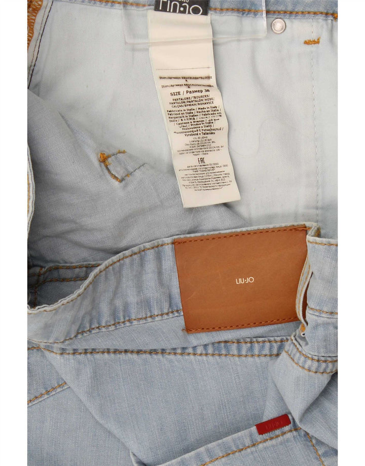 Pantaloncini di jeans da uomo Liu Jo W38 XL in cotone blu