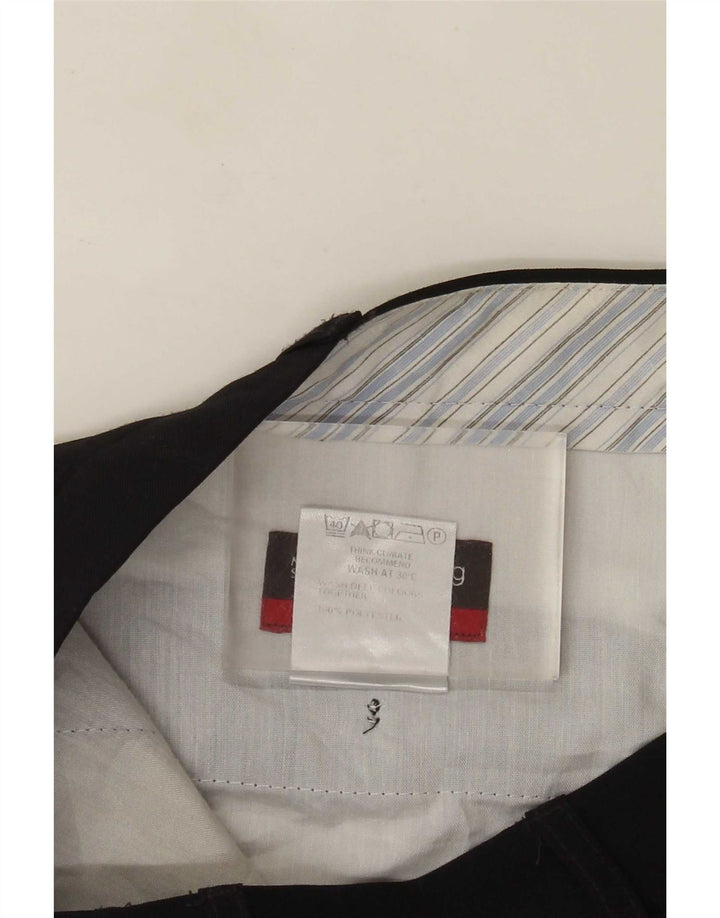 Pantaloni da abito dritti su misura da uomo Marks & Spencer W36 L29 Blu Navy
