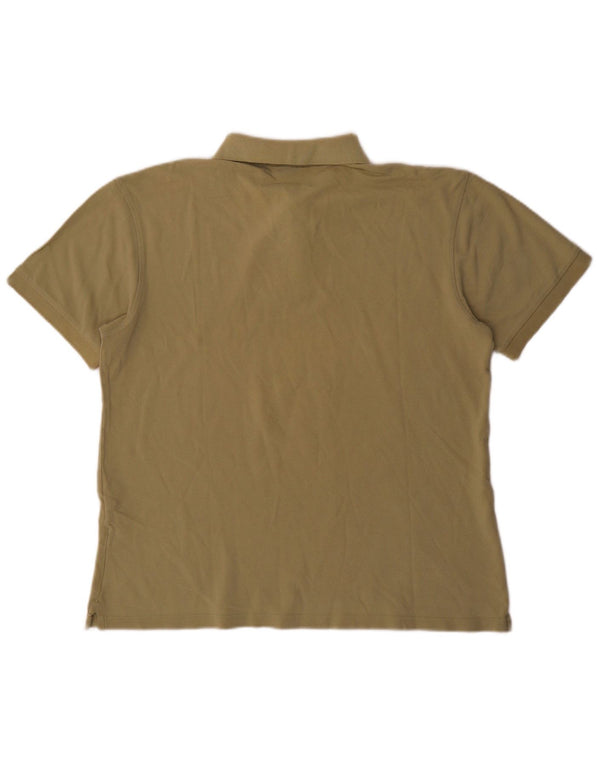 Polo da uomo Marlboro Classics grande in cotone kaki