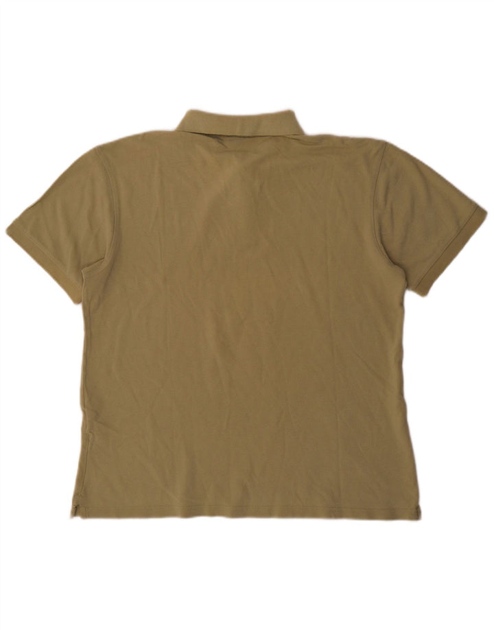 Polo da uomo Marlboro Classics grande in cotone kaki