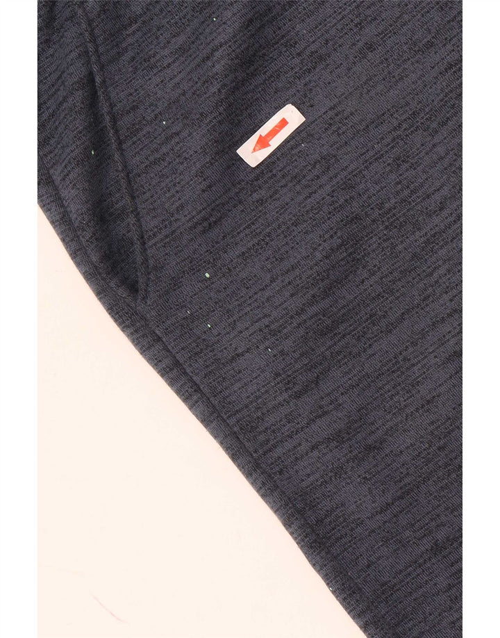 Pantaloncini sportivi da uomo Kappa XL in poliestere screziato blu navy