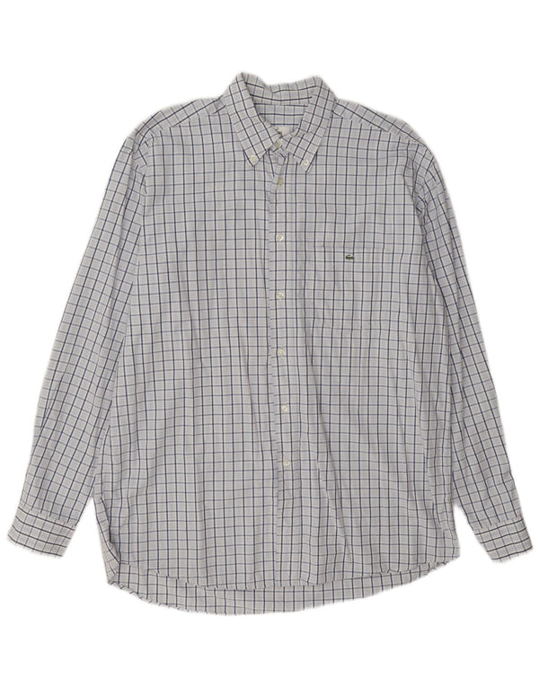 Camicia da uomo Lacoste taglia 42 grande quadri blu