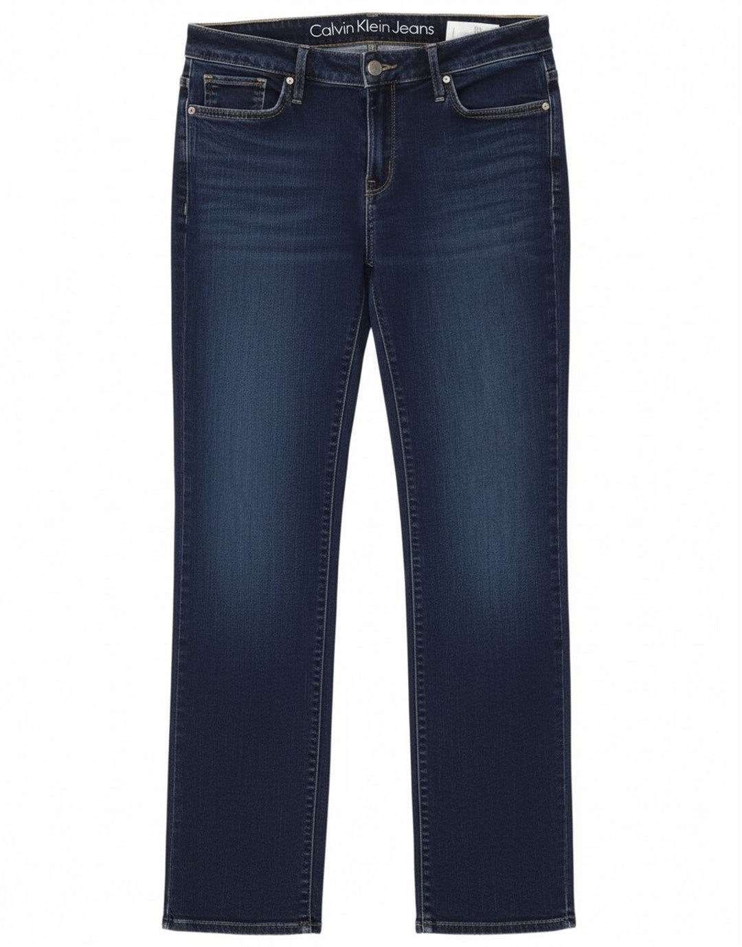 Jeans dritti da donna Calvin Klein W30 L32 Blu navy