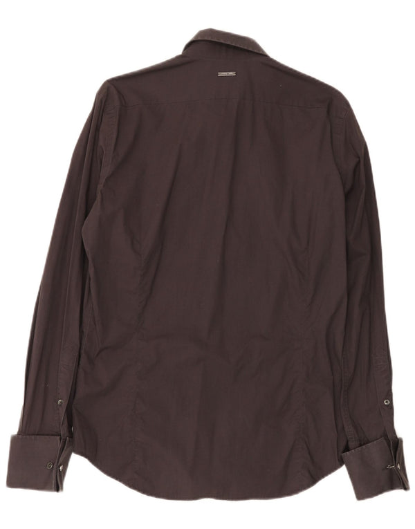 Camicia formale da uomo slim fit Guess By Marciano in cotone marrone medio