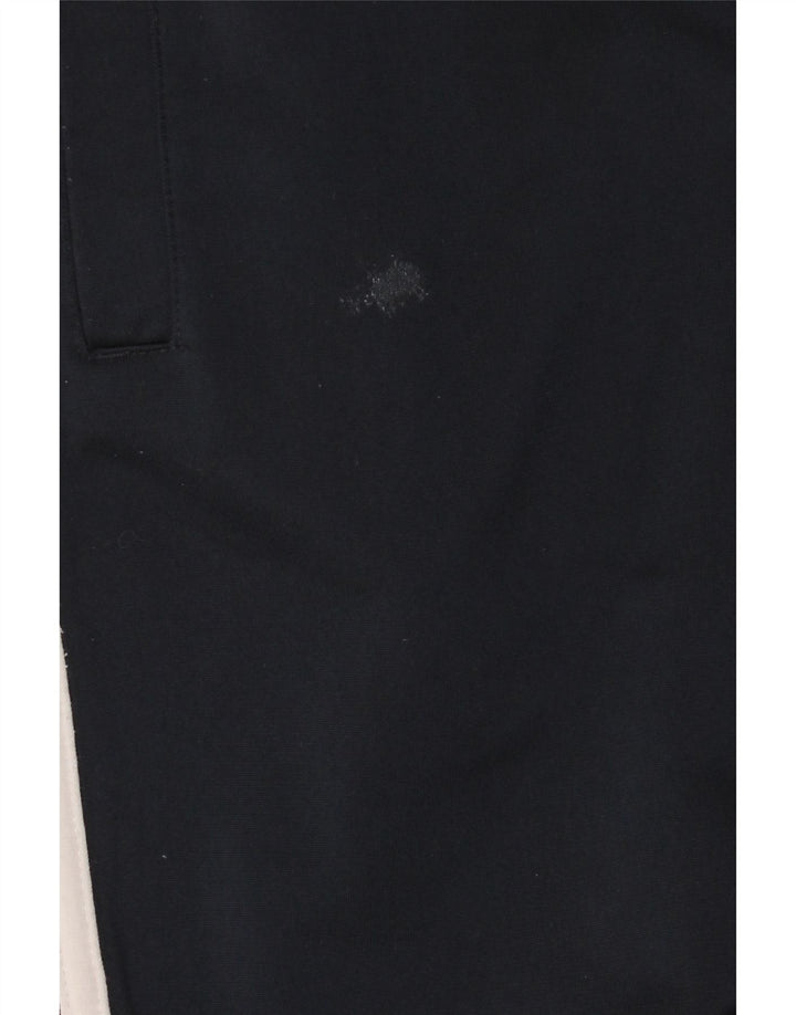Pantaloni da tuta da uomo ADIDAS grandi in poliestere blu navy