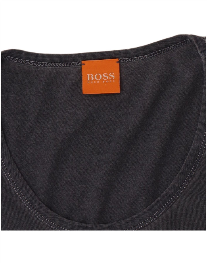 T-shirt da uomo Hugo Boss Top piccola grigia