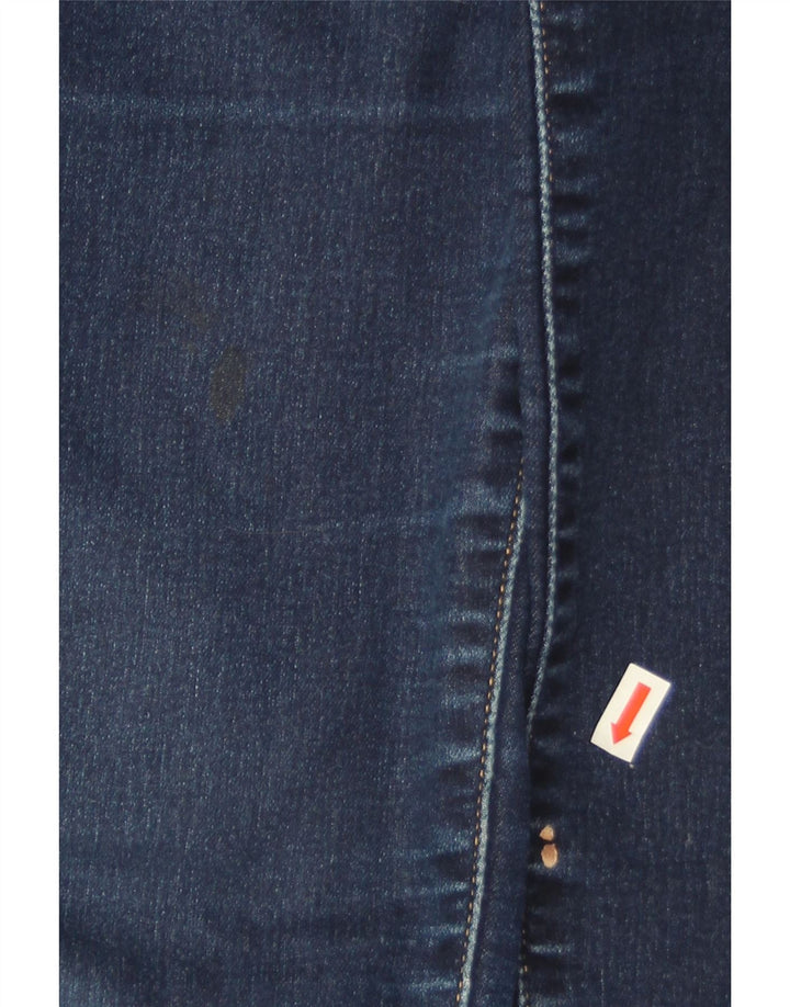 LEVI'S Jeans slim 712 da donna W29 L30 cotone blu navy
