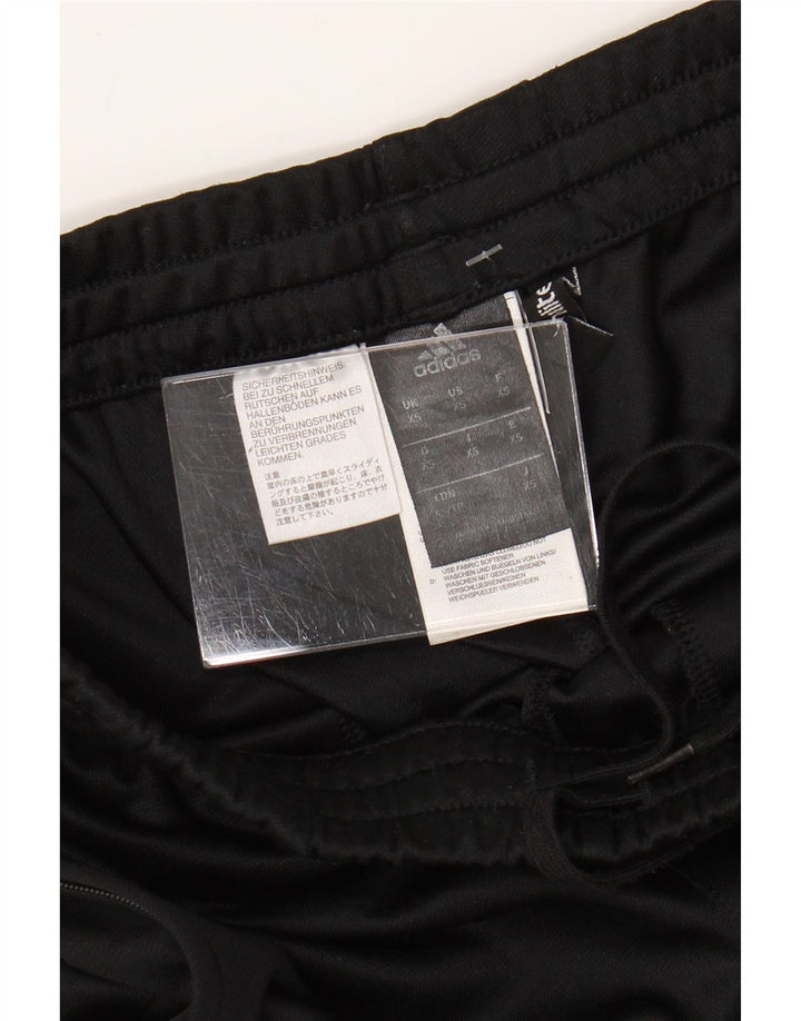 Pantaloni della tuta Adidas Climalite da donna UK 6 XS poliestere nero