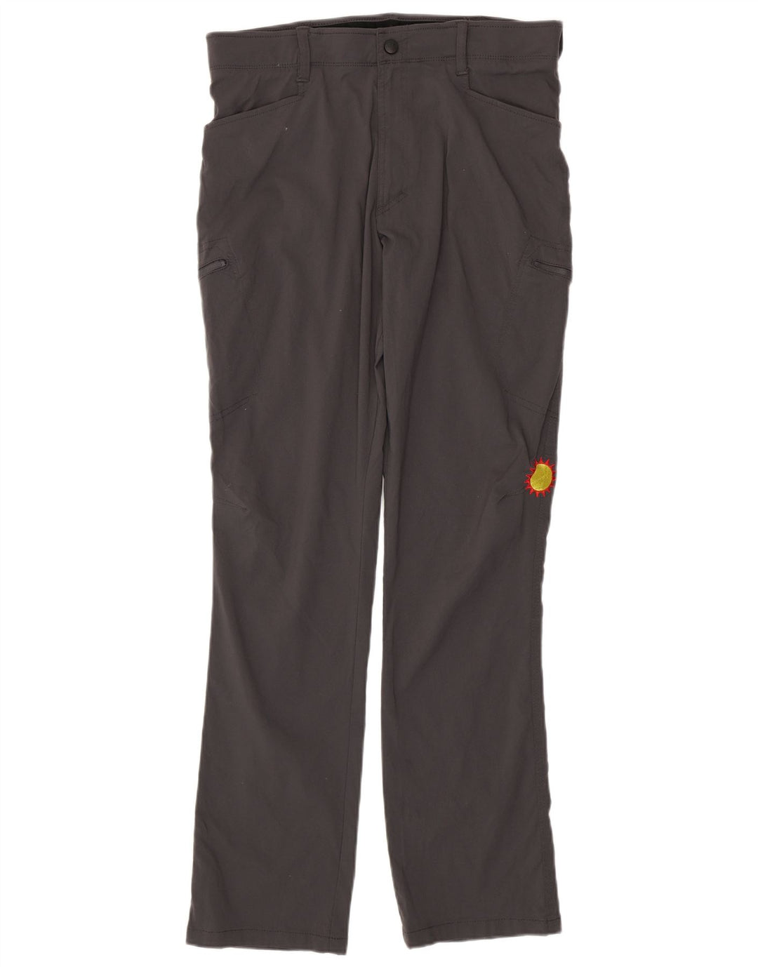 Pantaloni cargo dritti da uomo WRANGLER W34 L34 nylon grigio