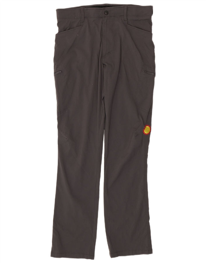 Pantaloni cargo dritti da uomo WRANGLER W34 L34 nylon grigio