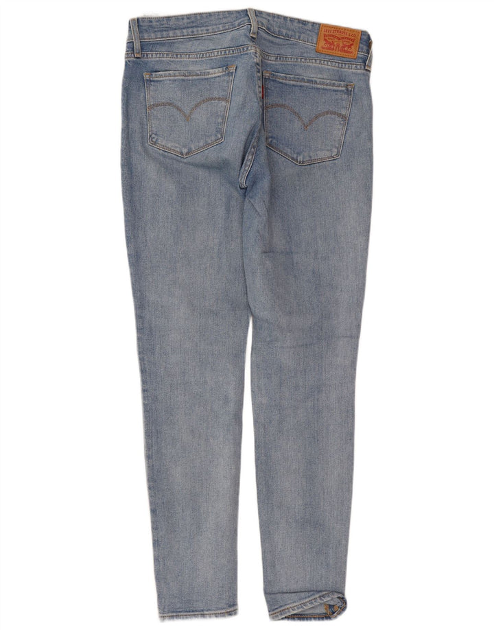 Jeans Levi's da donna 711 slim invecchiati W27 L28 cotone blu