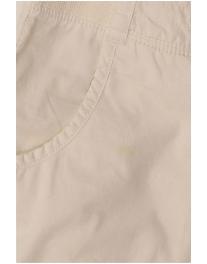 NIKE Womens Casual Shorts UK 12 Medium W32 White Cotton