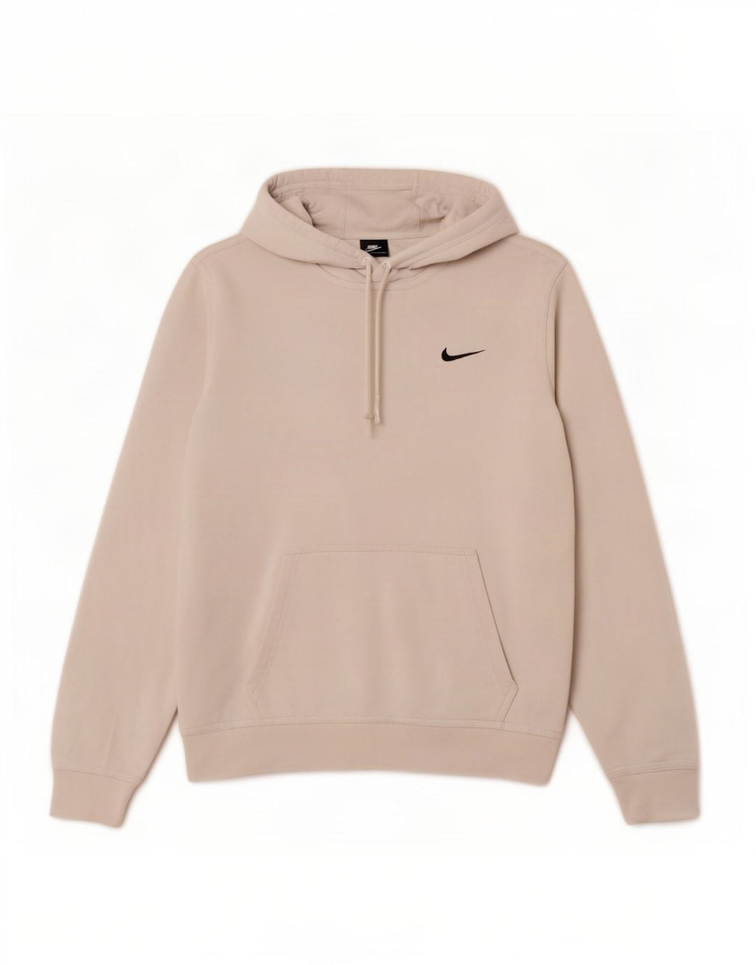 Felpa con cappuccio da uomo Nike Small in cotone grigio