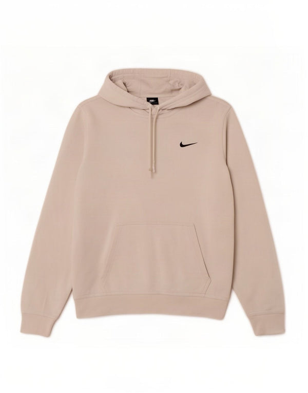 Felpa con cappuccio da uomo Nike Small in cotone grigio