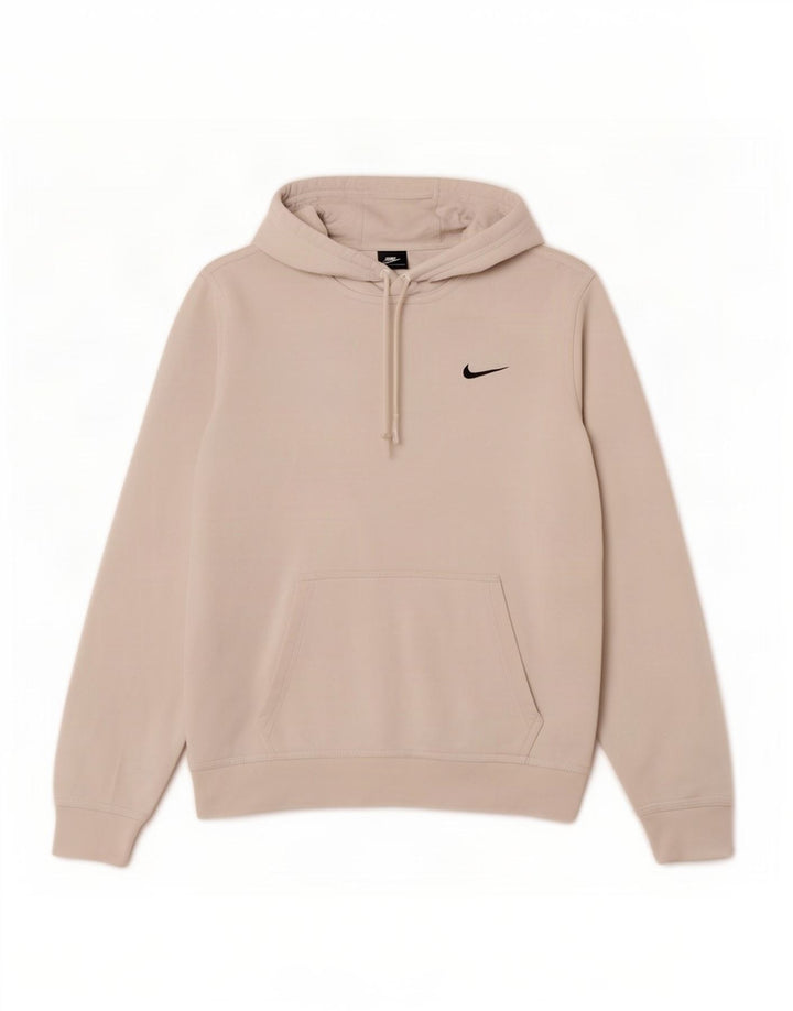 Felpa con cappuccio da uomo Nike Small in cotone grigio