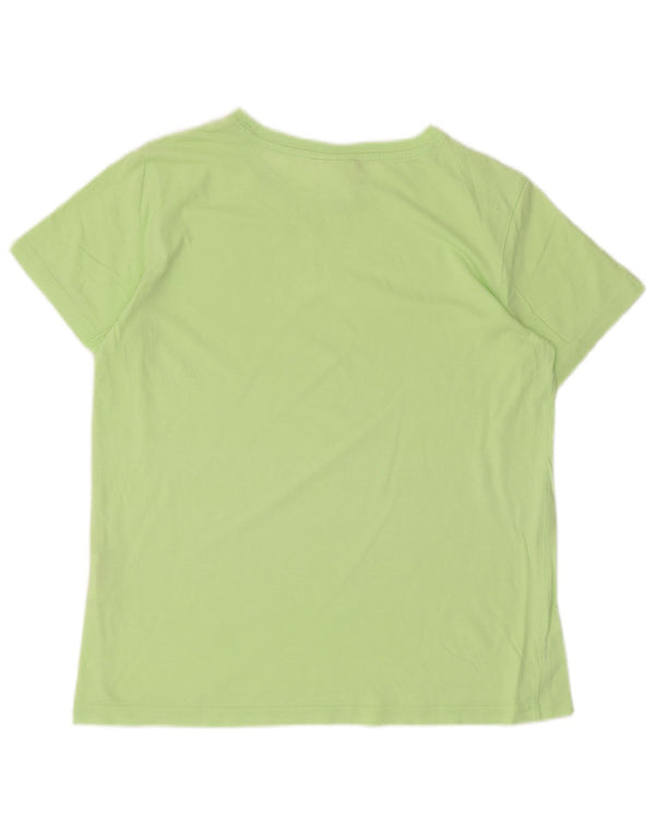 T-shirt da donna Champion Top UK 12 cotone verde medio