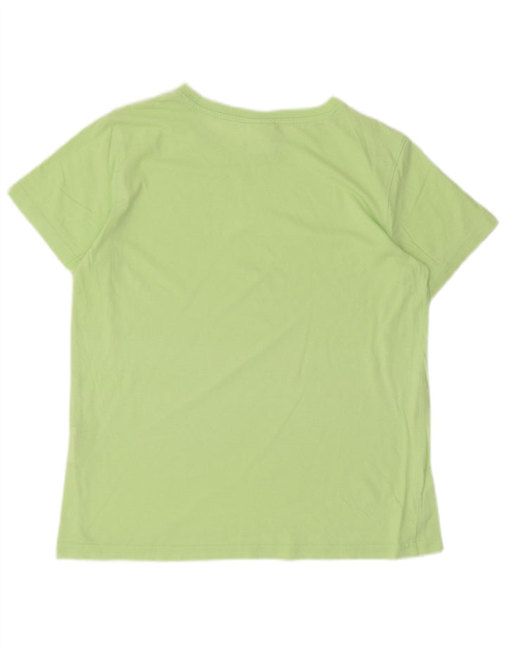 T-shirt da donna Champion Top UK 12 cotone verde medio
