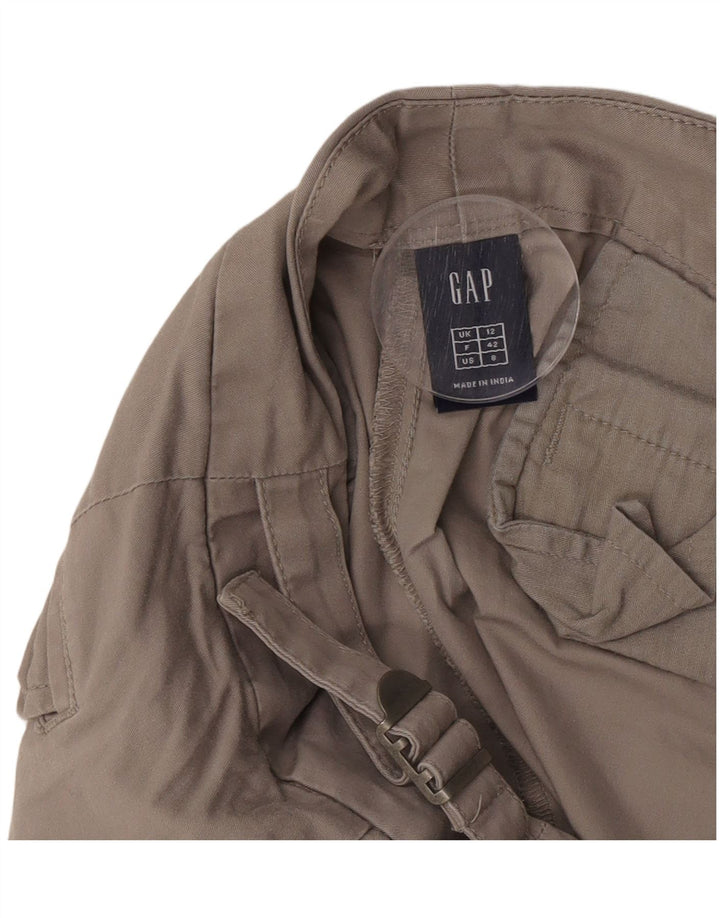 Pantaloncini chino da donna Gap UK 12 medi W32 cotone grigio