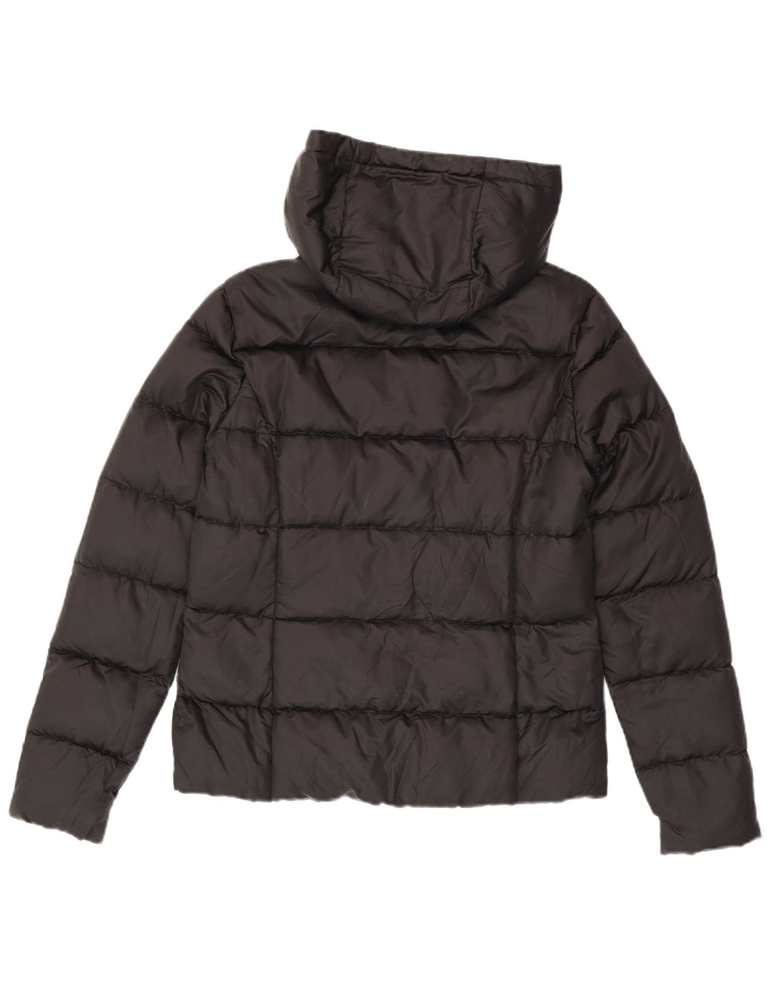 Giacca imbottita con cappuccio Ellesse da donna Heritage UK 10 piccola in nylon nero