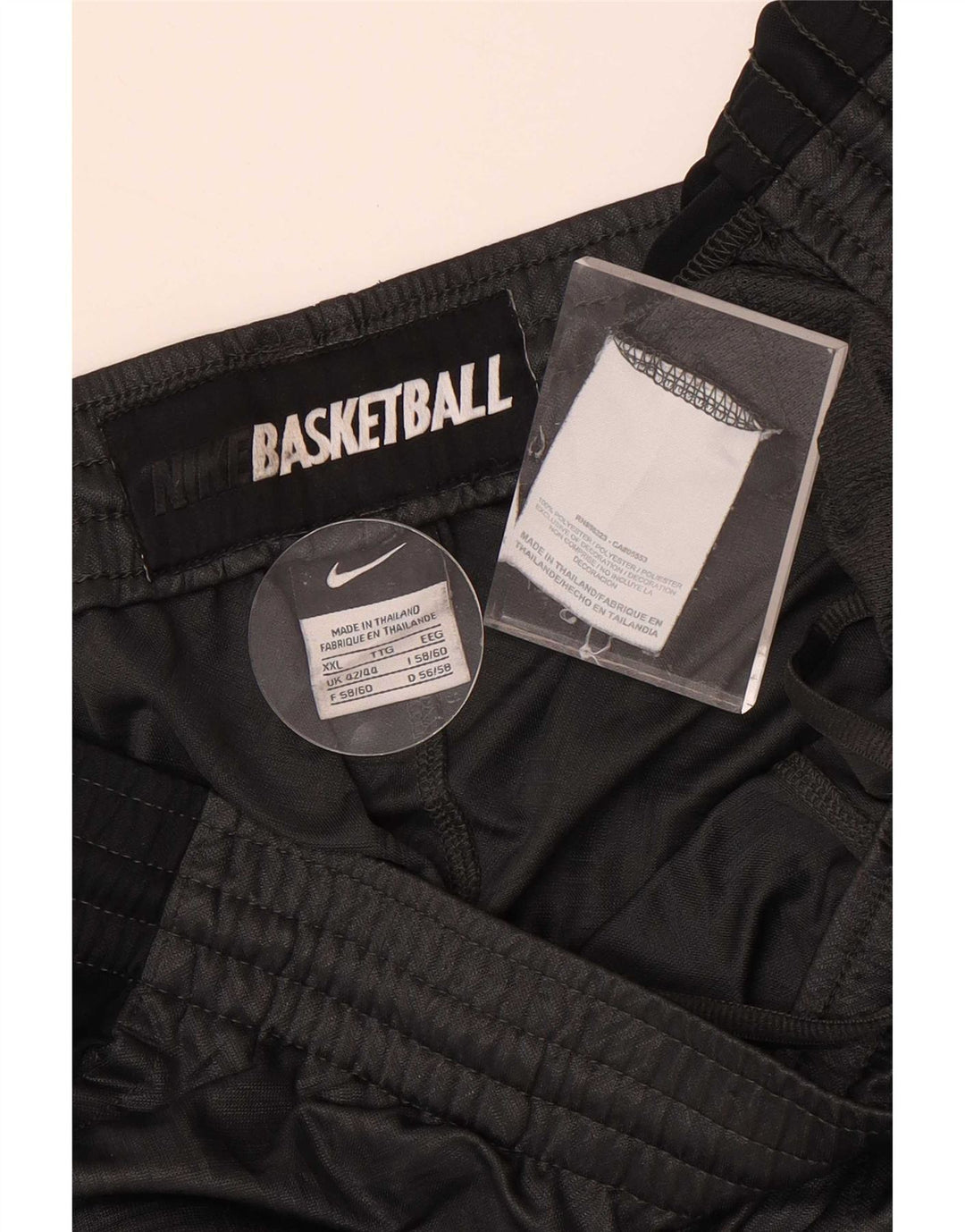 Pantaloncini sportivi da uomo Nike 2XL Poliestere color block grigio