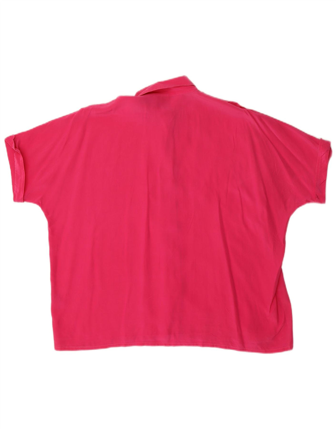 BALLOON Camicia a maniche corte da donna Camicetta UK 18 XL Seta rosa