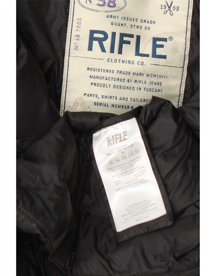 Giacca imbottita da donna Rifle UK 18 XL nera in poliammide