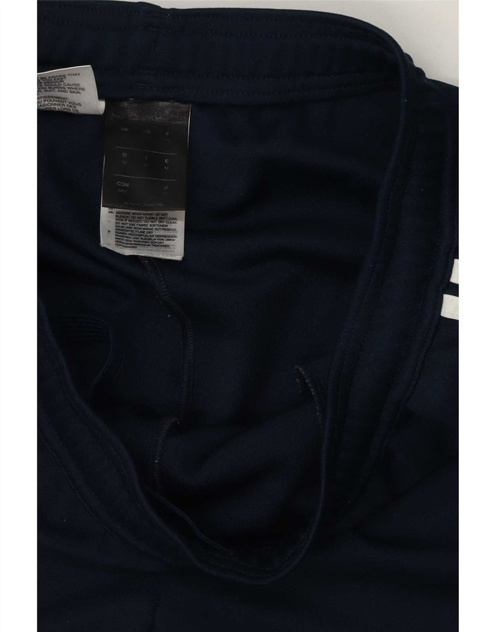 Pantaloni da tuta da uomo Adidas medi in poliestere blu navy