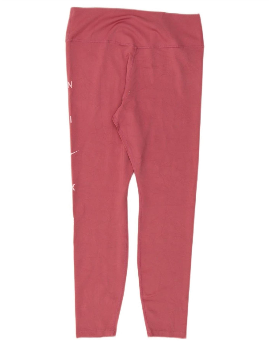 Leggings grafici Nike Dri Fit da donna UK 14 grande poliestere rosa