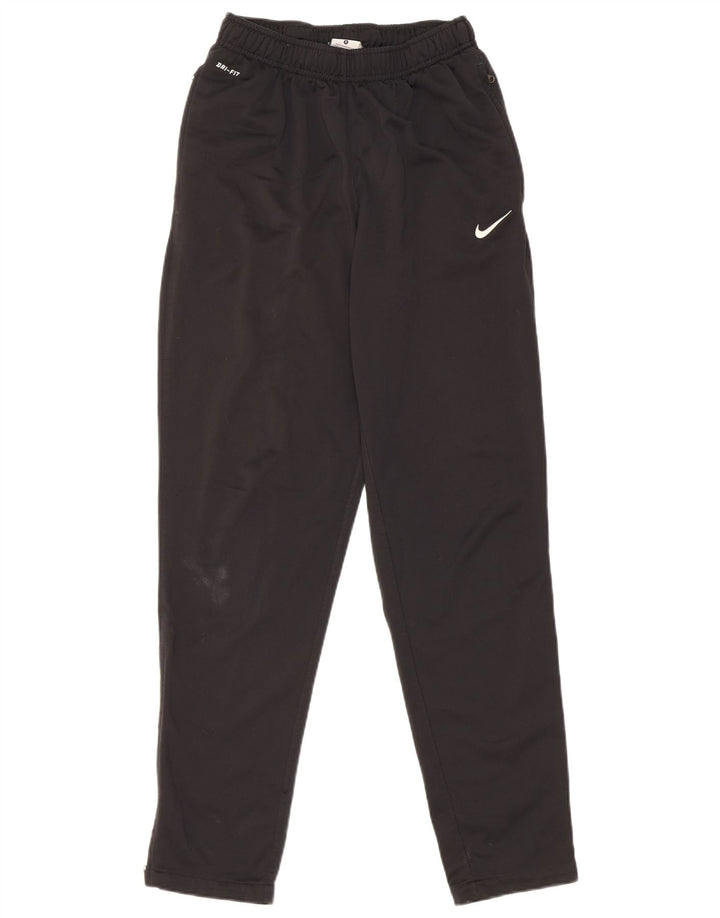 Pantaloni da tuta Nike Dri Fit da uomo piccoli in poliestere nero