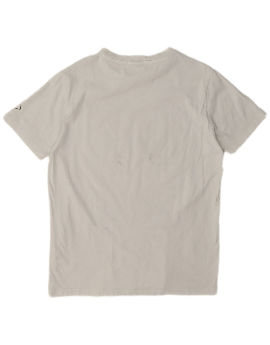 T-shirt grafica da uomo Replay Top grande in cotone bianco