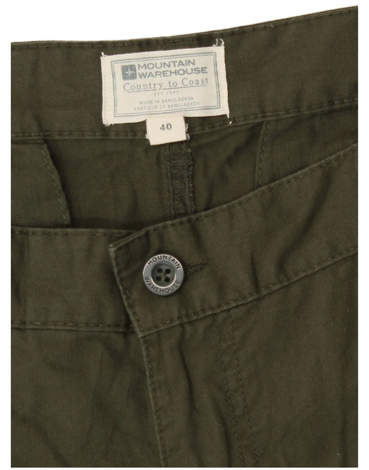 Pantaloncini cargo da uomo Mountain Warehouse W40 XL cotone kaki