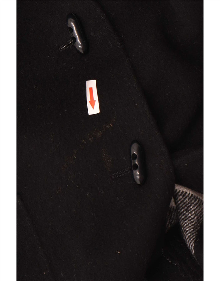 Cappotto poncho da donna Althof Petit Paris EU 38 lana nera media