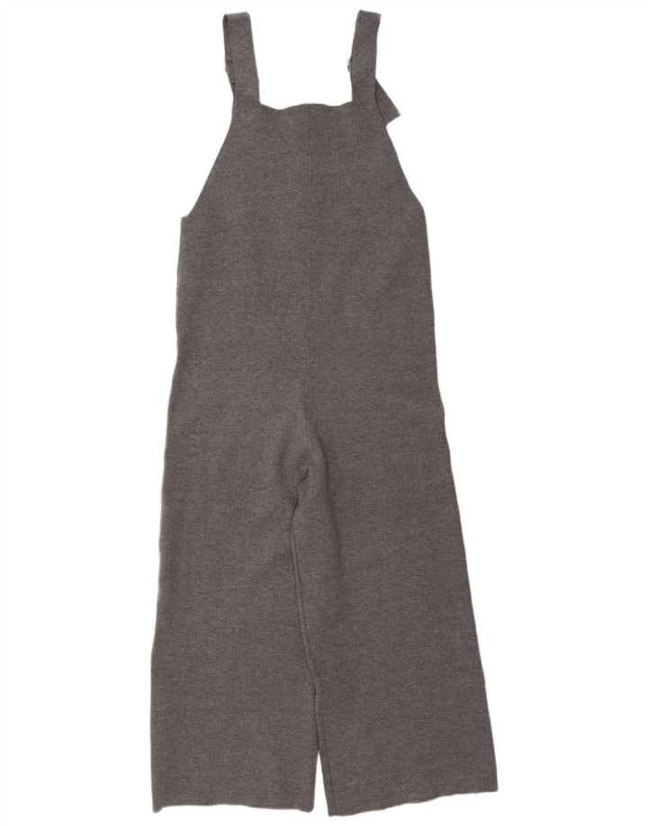 Tuta in maglia da donna Zara UK 12 Viscosa grigio medio